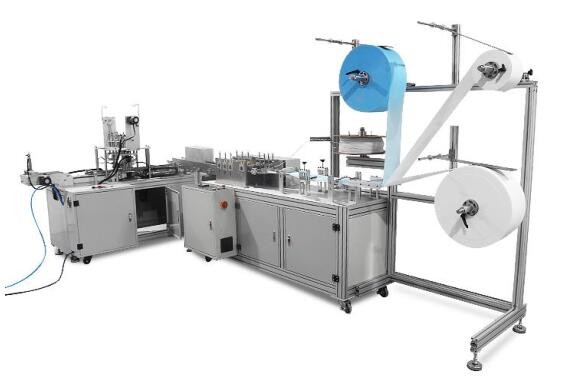 Automatic disposable mask production line equipment including installation instructions(1 + 1 fully automatic) 
