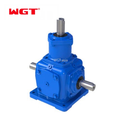 T series 3 way bevel spiral gearbox for packing machine- T2-T25 