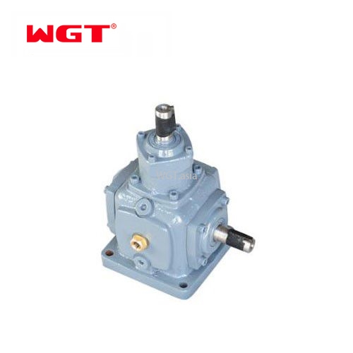 T series spiral bevel units 3 way bevel small miter gearbox T2-T25 